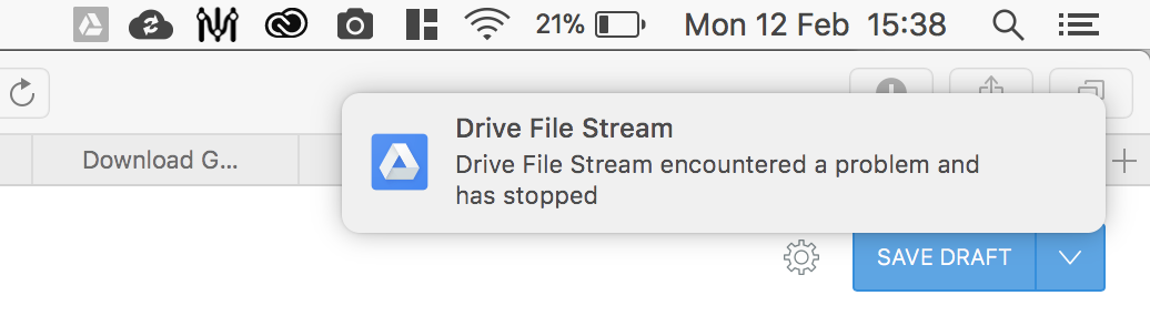 google drive file stream