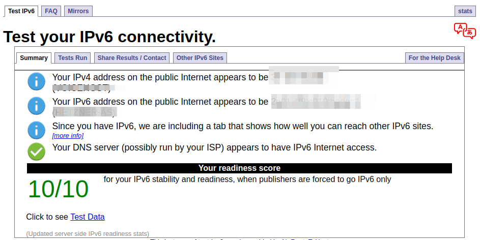 Setup an IPv6 connection over IPv4 via Wireguard VPN (How to get IPv6 when you only have an  IPv4 internet connection)